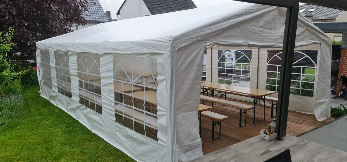 Festzelt 3m x 6m MIETEN Partyzelt Pavillon Zelt Zeltbau