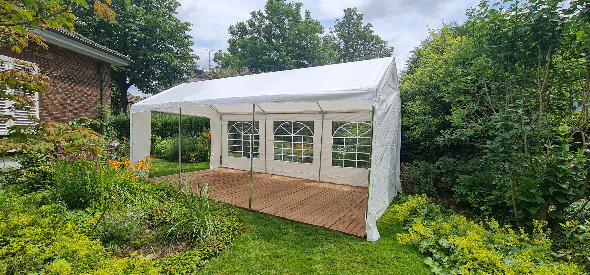 Bild von Professionelles Festzelt 3m x 6m MIETEN Partyzelt Pavillon Zelt Zeltbau