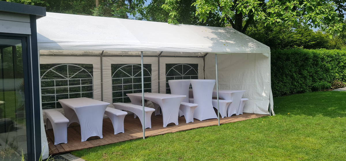 Festzelt 3m x 6m MIETEN Partyzelt Pavillon Zelt Zeltbau