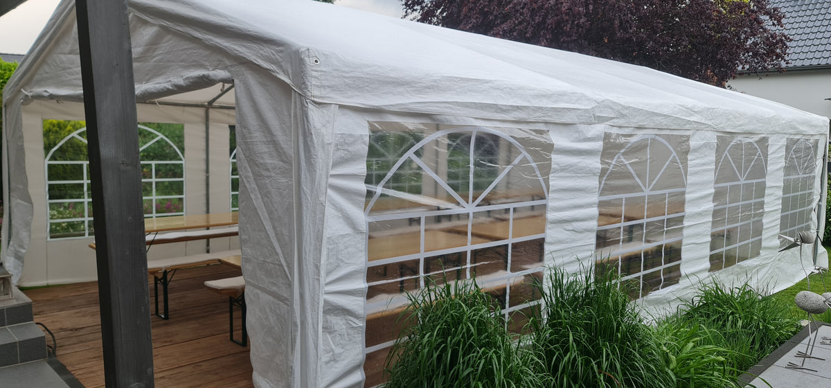 Festzelt 3m x 6m MIETEN Partyzelt Pavillon Zelt Zeltbau