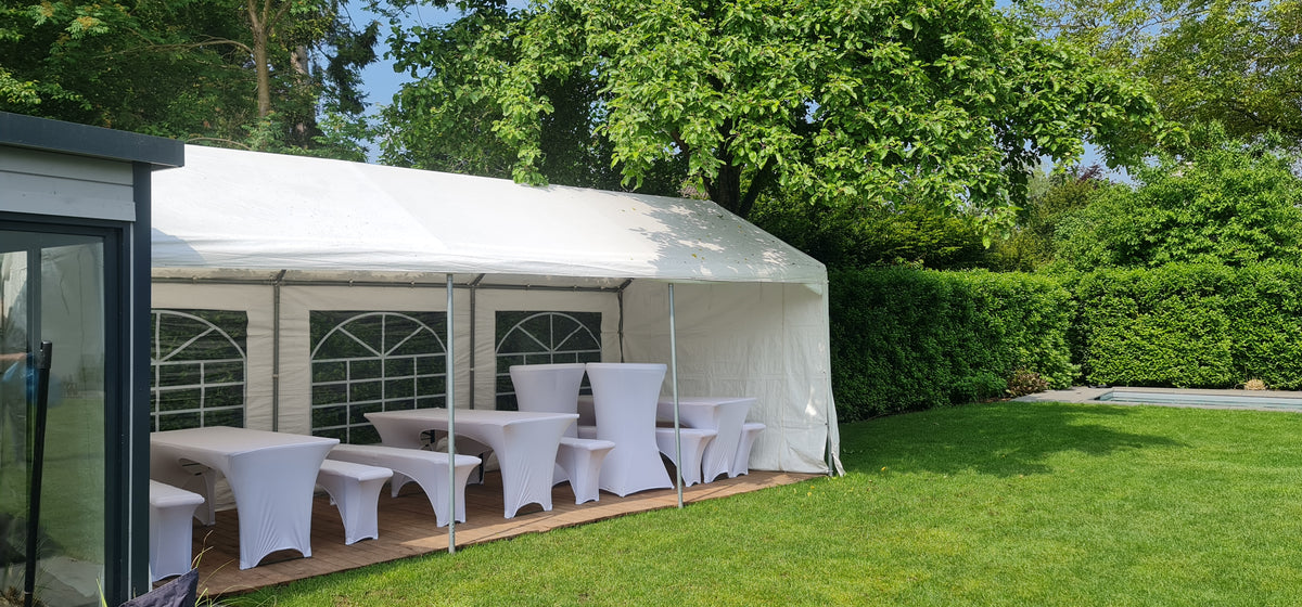 Festzelt 3m x 6m MIETEN Partyzelt Pavillon Zelt Zeltbau