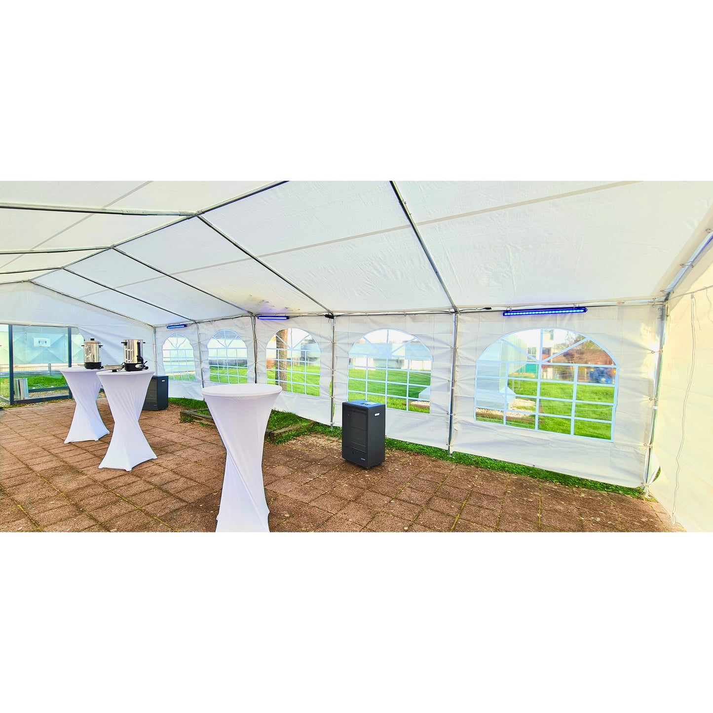 Professionelles Festzelt 5m x 10m MIETEN Partyzelt Pavillon Zelt Zeltbau