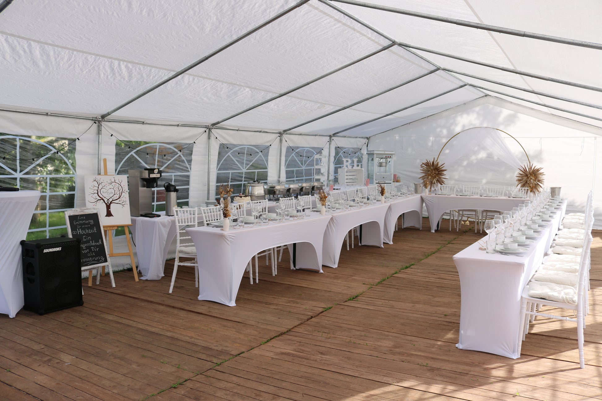 Bild von Professionelles Festzelt 6m x 12m MIETEN Partyzelt Pavillon Zelt Zeltbau