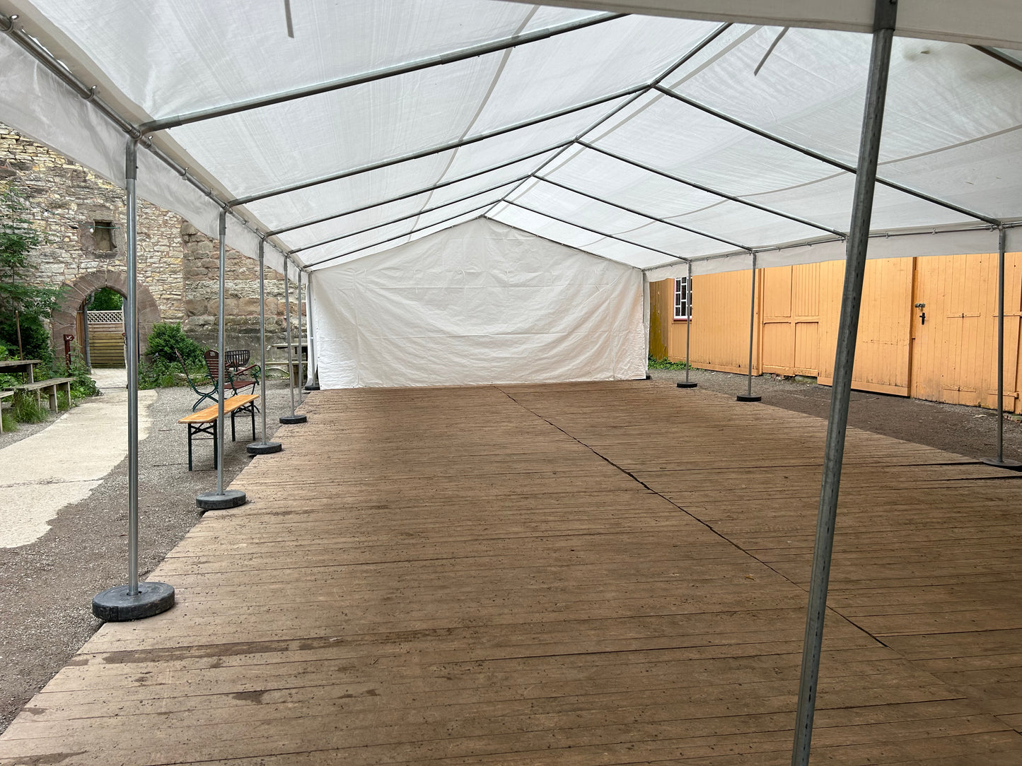 Professionelles Festzelt 6m x 12m MIETEN Partyzelt Pavillon Zelt Zeltbau