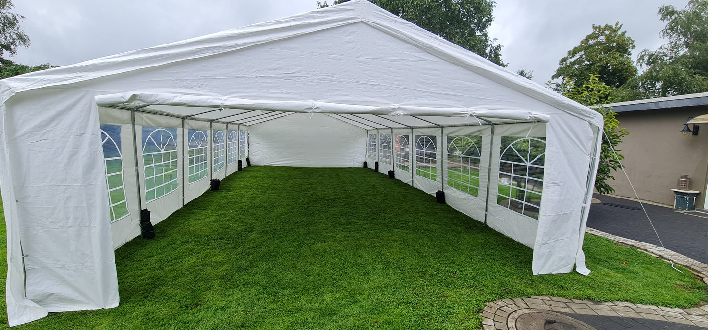 Professionelles Festzelt 6m x 12m MIETEN Partyzelt Pavillon Zelt Zeltbau