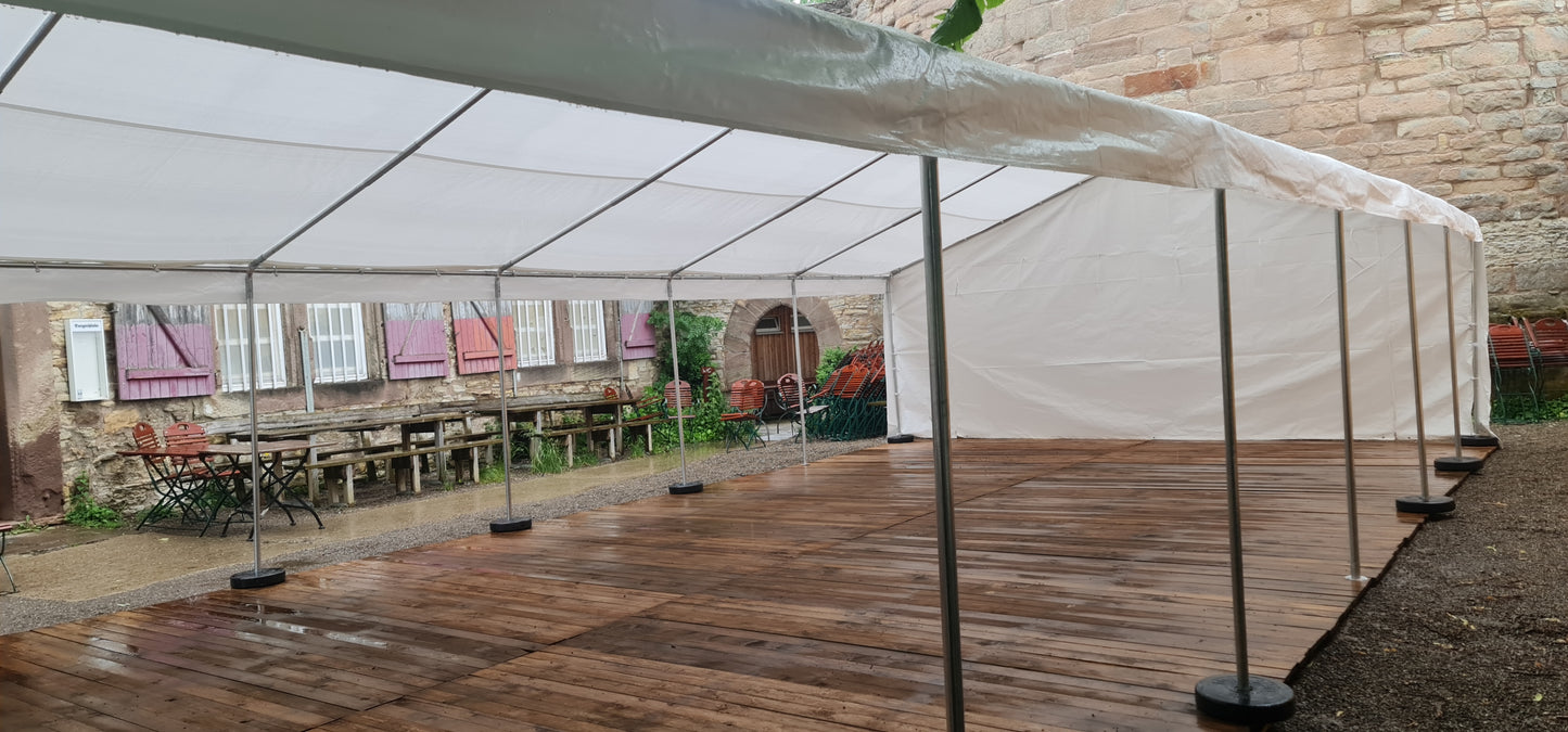 Professionelles Festzelt 6m x 12m MIETEN Partyzelt Pavillon Zelt Zeltbau