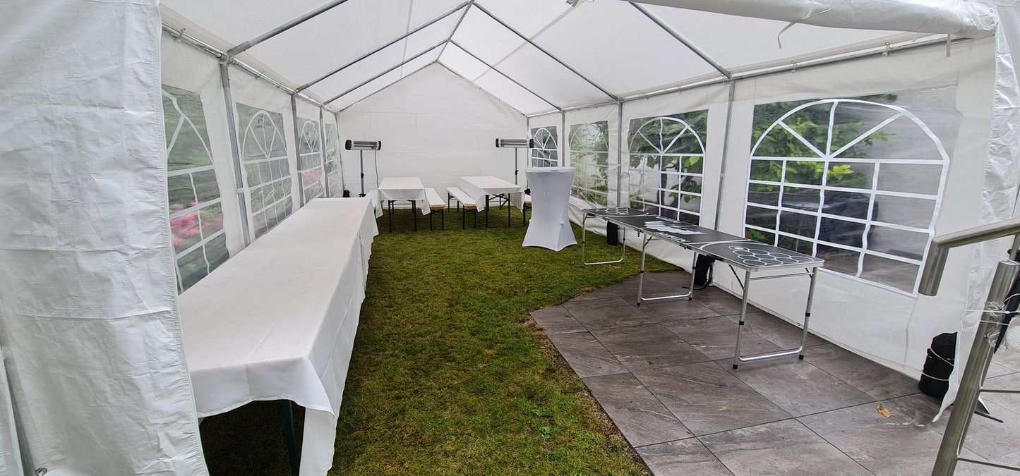 zelt 8 x 4 meter Professionelles Festzelt 4m x 8m MIETEN Partyzelt Pavillon Zelt Zeltba – Alex Events