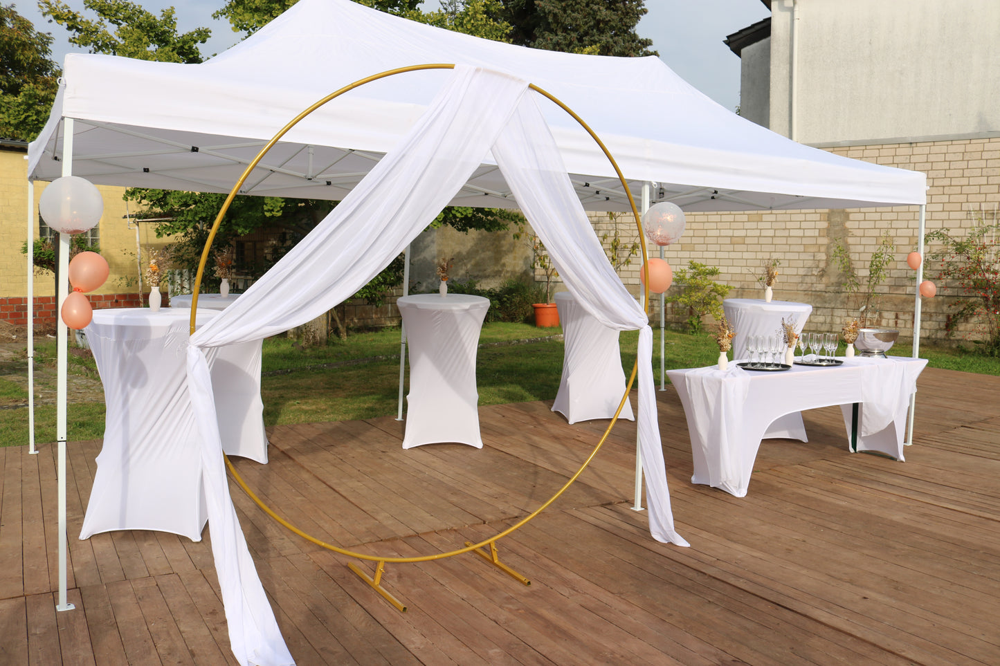 Professioneller Faltpavillon 3m x 6m MIETEN Festzelt Partyzelt Pavillon Zelt