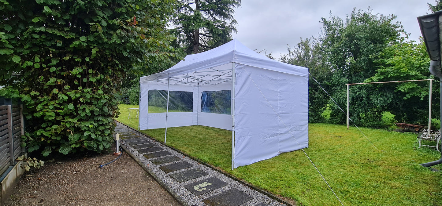 Professioneller Faltpavillon 3m x 6m MIETEN Festzelt Partyzelt Pavillon Zelt
