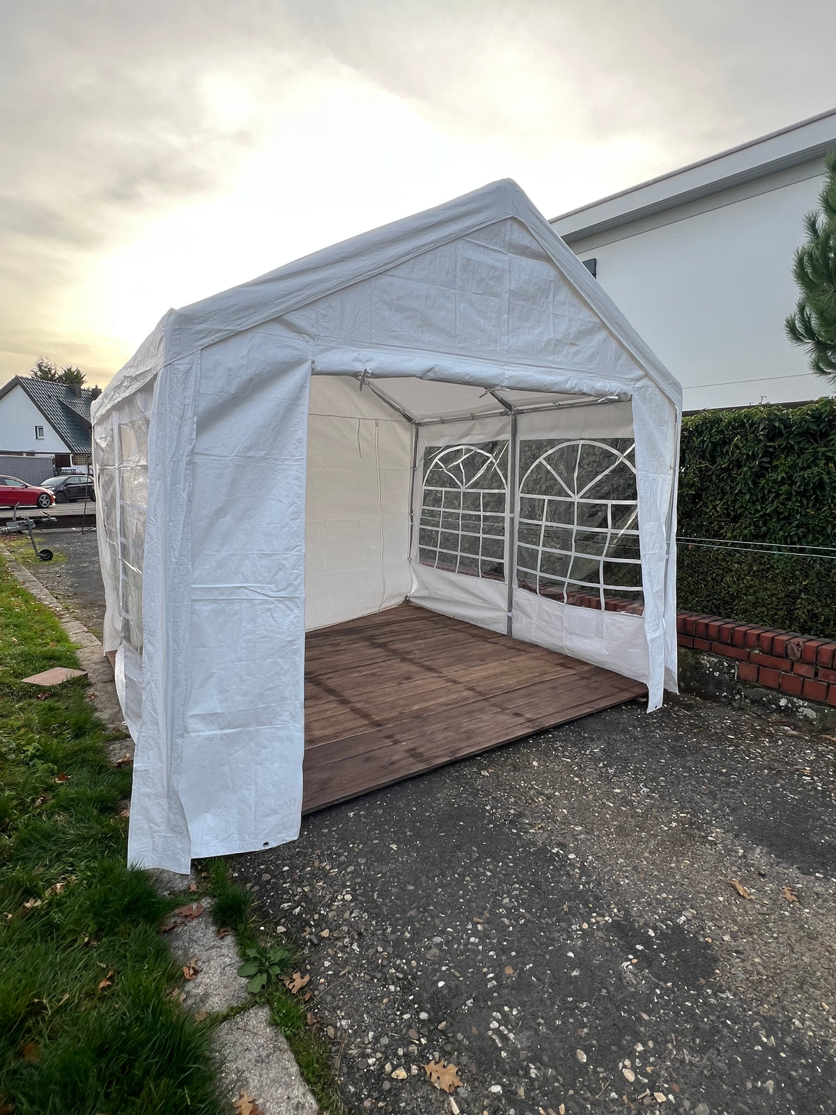 Bild von Festzelt 3m x 3m MIETEN Partyzelt Pavillon Zelt Zeltbau