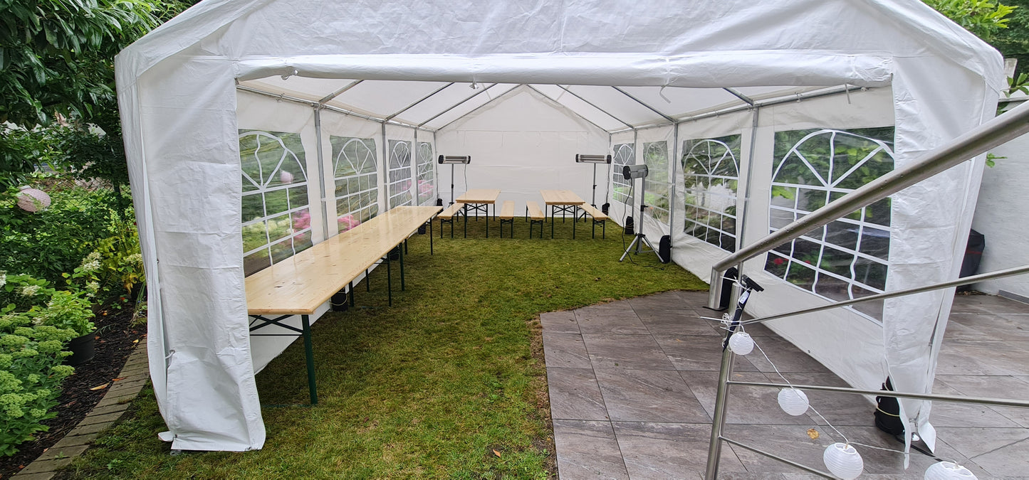 zelt professionell Professionelles Festzelt 5m x 8m MIETEN Partyzelt Pavillon Zelt Zeltba – Alex Events