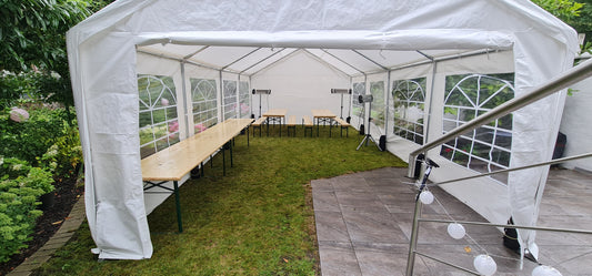 Bild von Professionelles Festzelt 5m x 8m MIETEN Partyzelt Pavillon Zelt Zeltbau