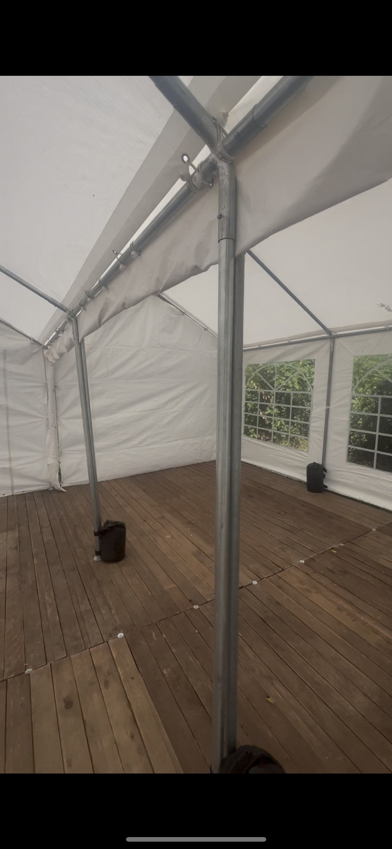 Bild von Regenrinne / Verbindungsrinne für Festzelte MIETEN 